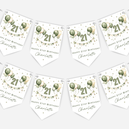 Gorgeous Party Bunting in Five Colours - B194
