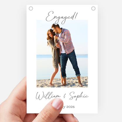 Colour Smaller Photo Engagement or Wedding Bunting -  S201