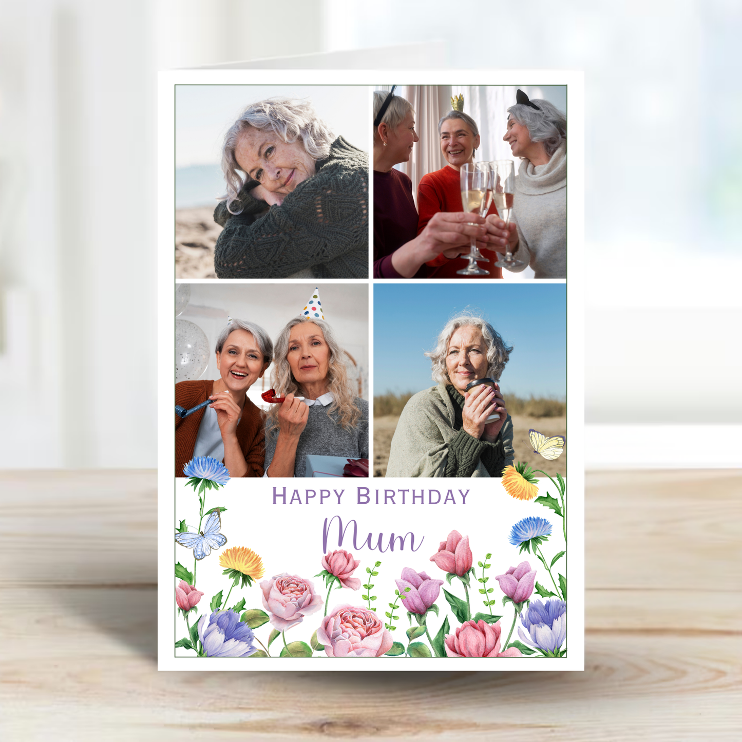 Happy Birthday Mum, Grandma or Any Relation - Photo Card - PC14