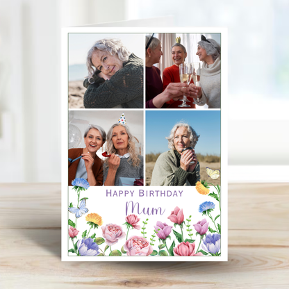 Happy Birthday Mum, Grandma or Any Relation - Photo Card - PC14