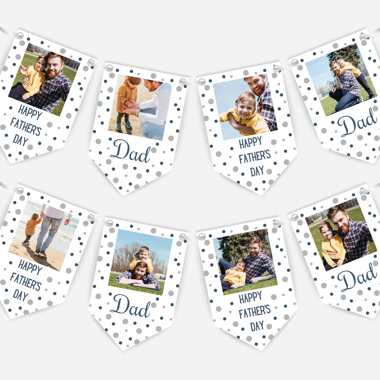 Father's Day Photo Bunting - B256