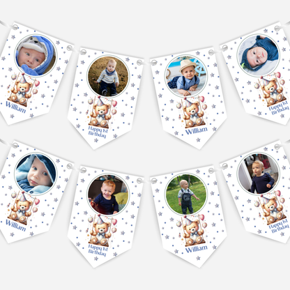 Personalised Any Age Photo Bunting - B193