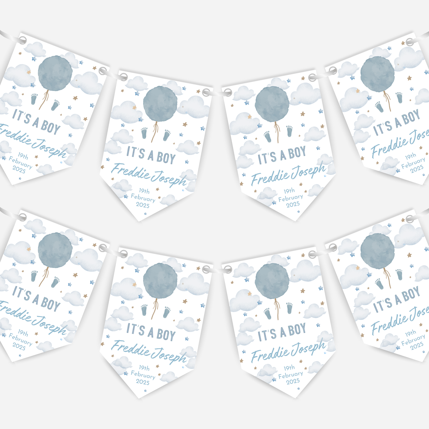 "Its A Boy" Newborn Baby Bunting - B119