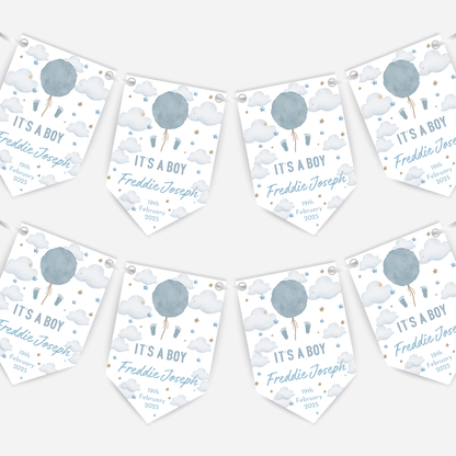 "Its A Boy" Newborn Baby Bunting - B119