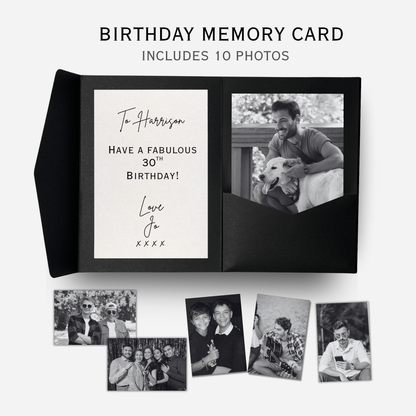 Birthday Card of Memories - Unique Photo Gift - PW4