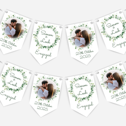 Photo Engagement or Wedding Bunting - B130