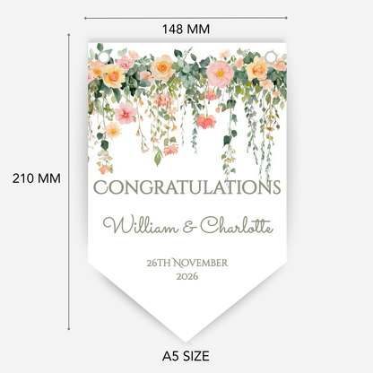 Engagement or Wedding Bunting - B288