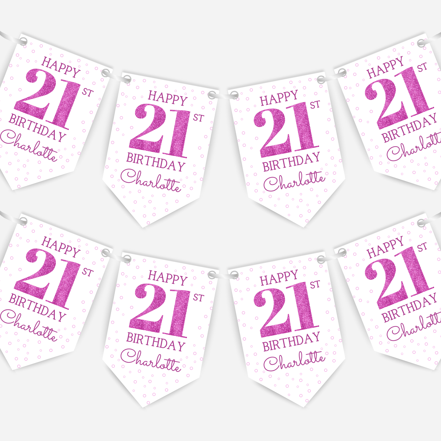 Birthday Bunting - Any Age - B244