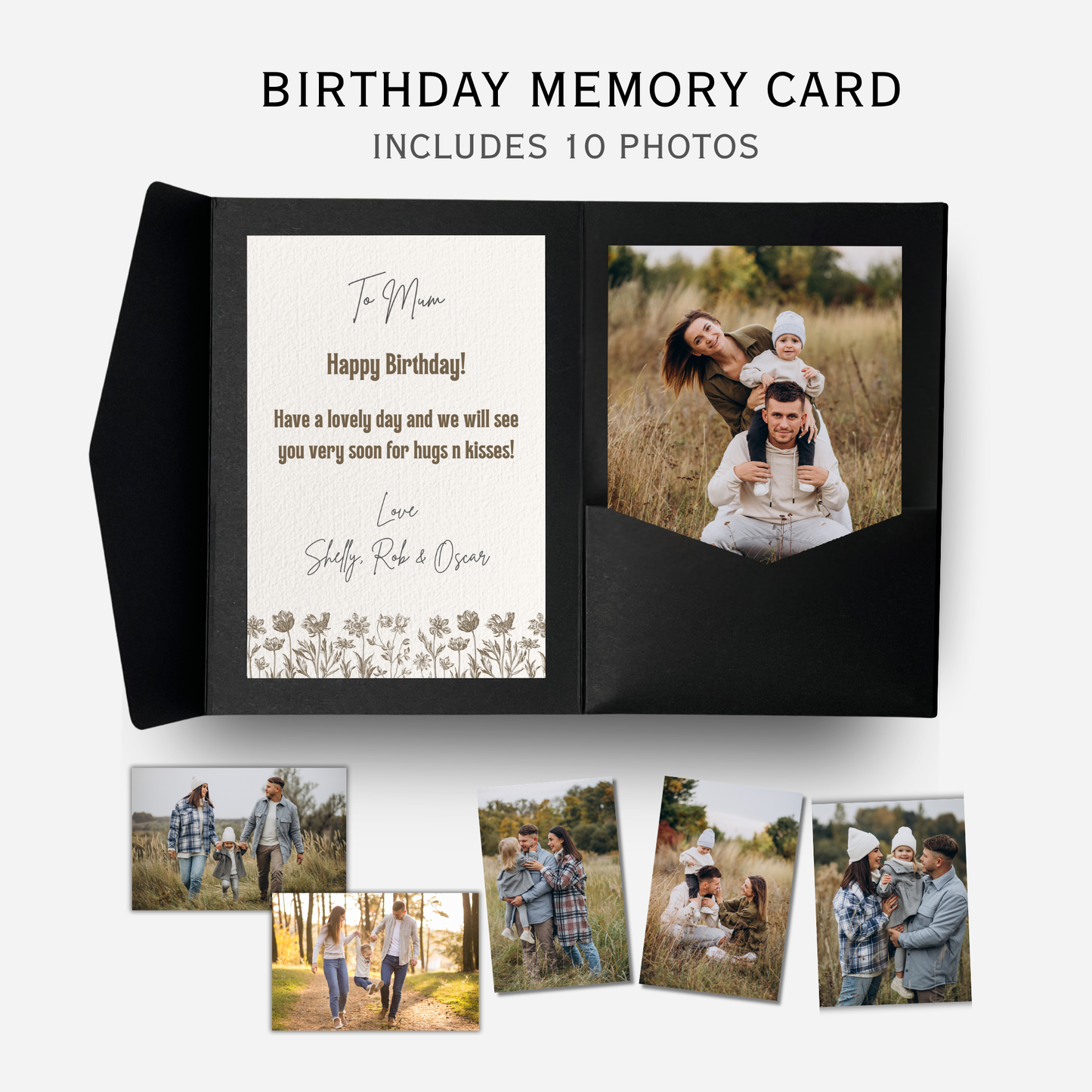 Birthday Card of Memories - Unique Photo Gift - PW3