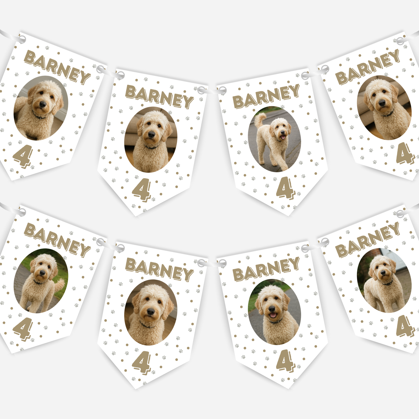 Dog Birthday Photo Bunting - B174