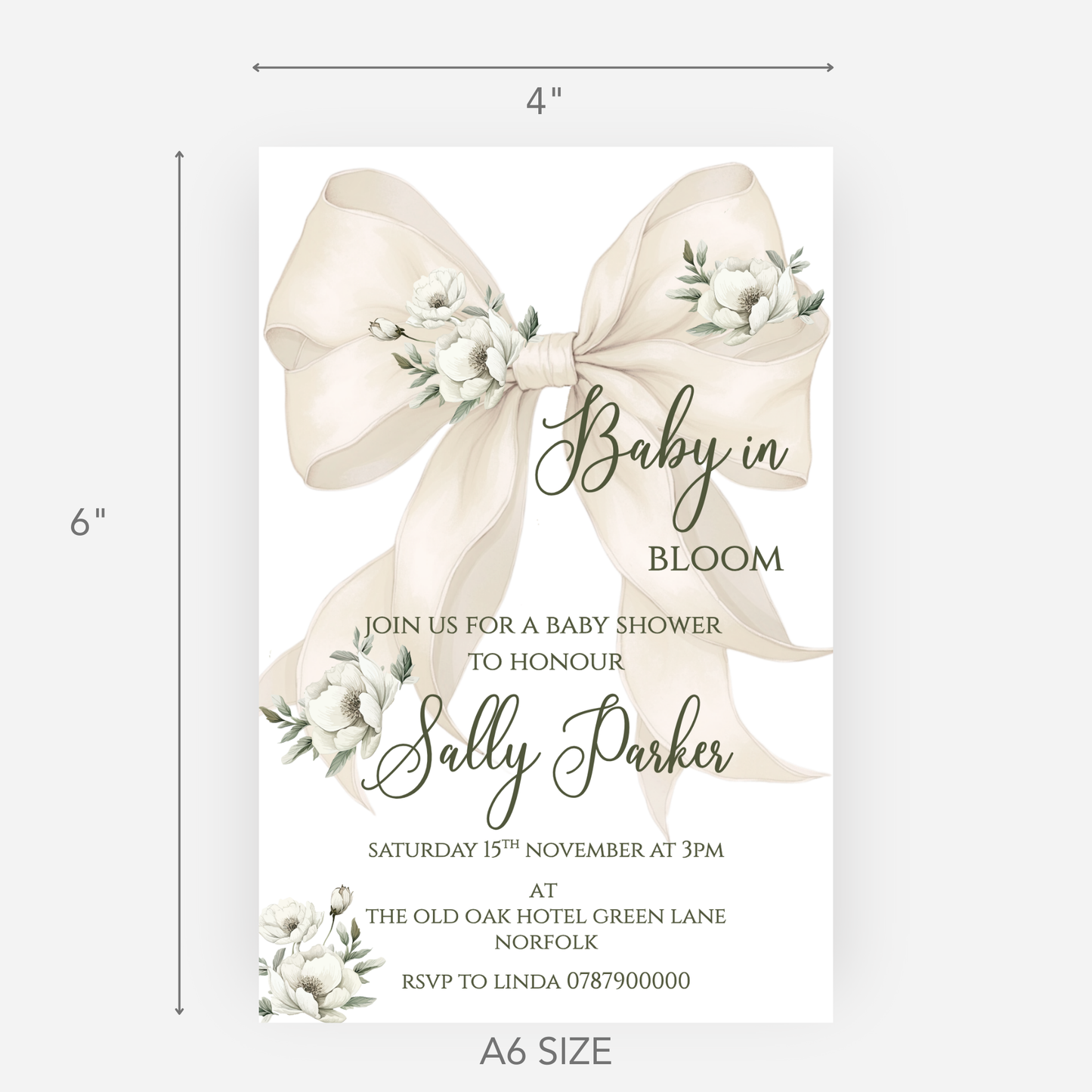Baby Shower Invitation (Pack of 10) - P146