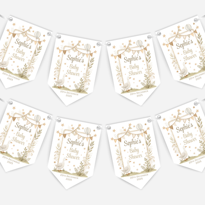Neutral Baby Shower Bunting - B221