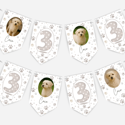 Dog Birthday Photo Bunting - B173