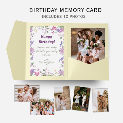 Birthday Card of Memories - Unique Photo Gift - PW5