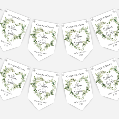 Engagement or Wedding Bunting - B112