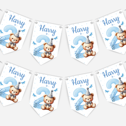 Teddy Bear Age Bunting - B144