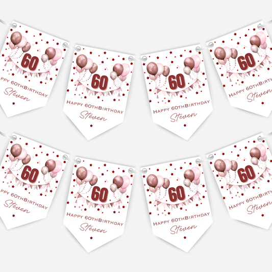 Gorgeous Party Bunting in Five Colours - B198