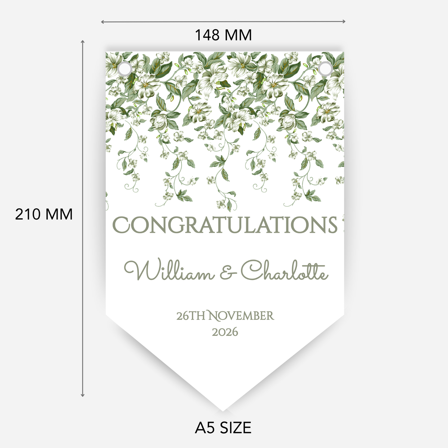 Engagement or Wedding Bunting - B289