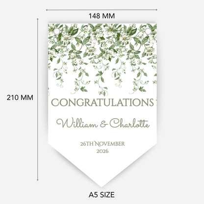 Engagement or Wedding Bunting - B289