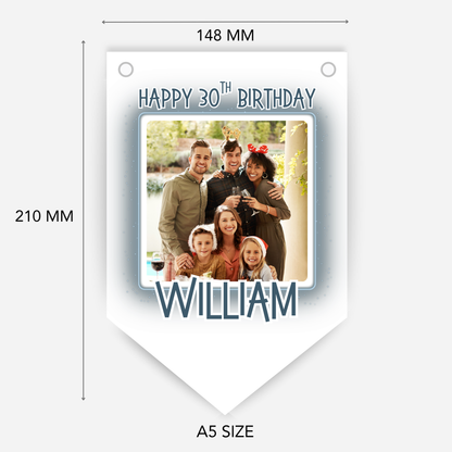 Birthday Party Photo Bunting - B302
