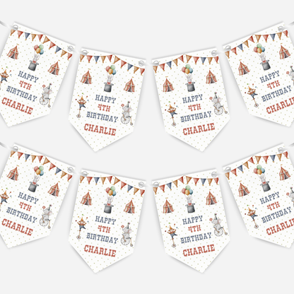 Fun Circus Theme Bunting - B111