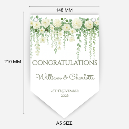 Engagement or Wedding Bunting - B287