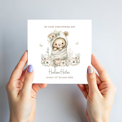 Christening or Baptism Neutral Cute Design - C851