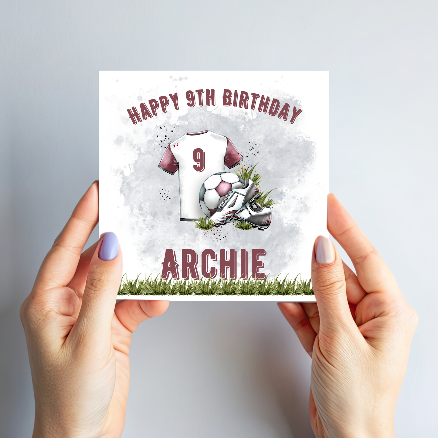 Football Themed Birthday Card - C507