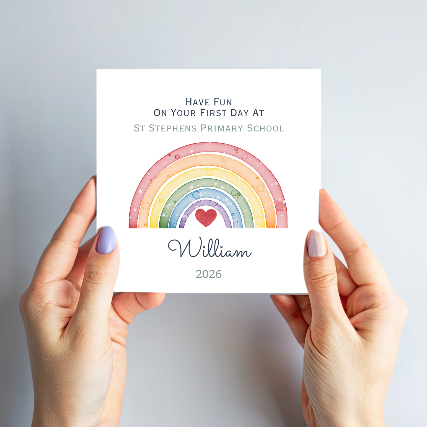 First or Last Day of School Card - C206
