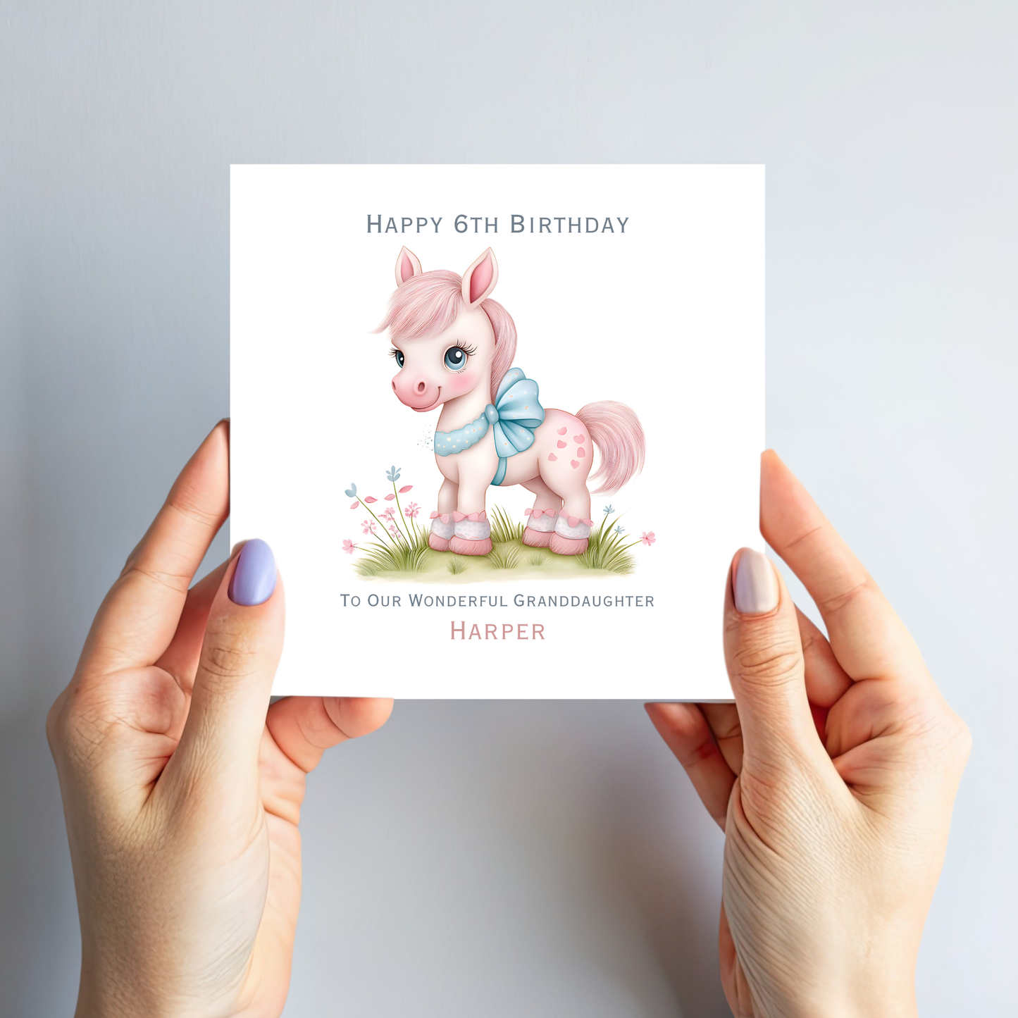Cute Pony Birthday Card - C587