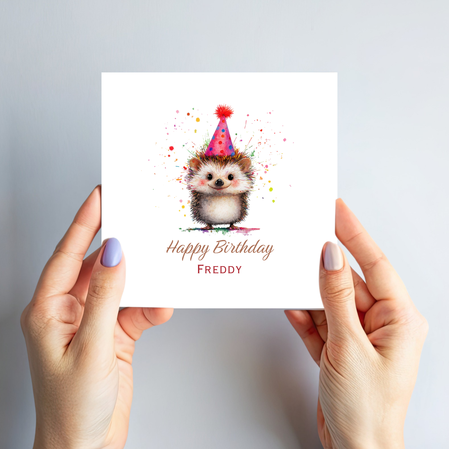 Fun Cute Hedgehog - C554
