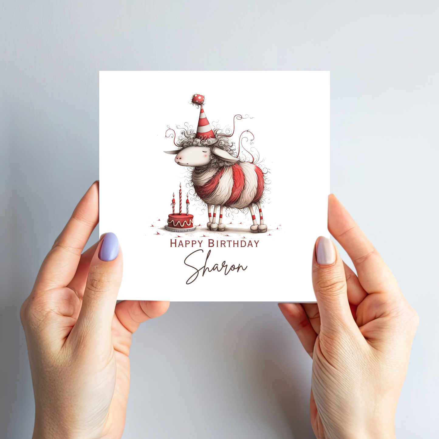 Fun Sheep Birthday Card - C566