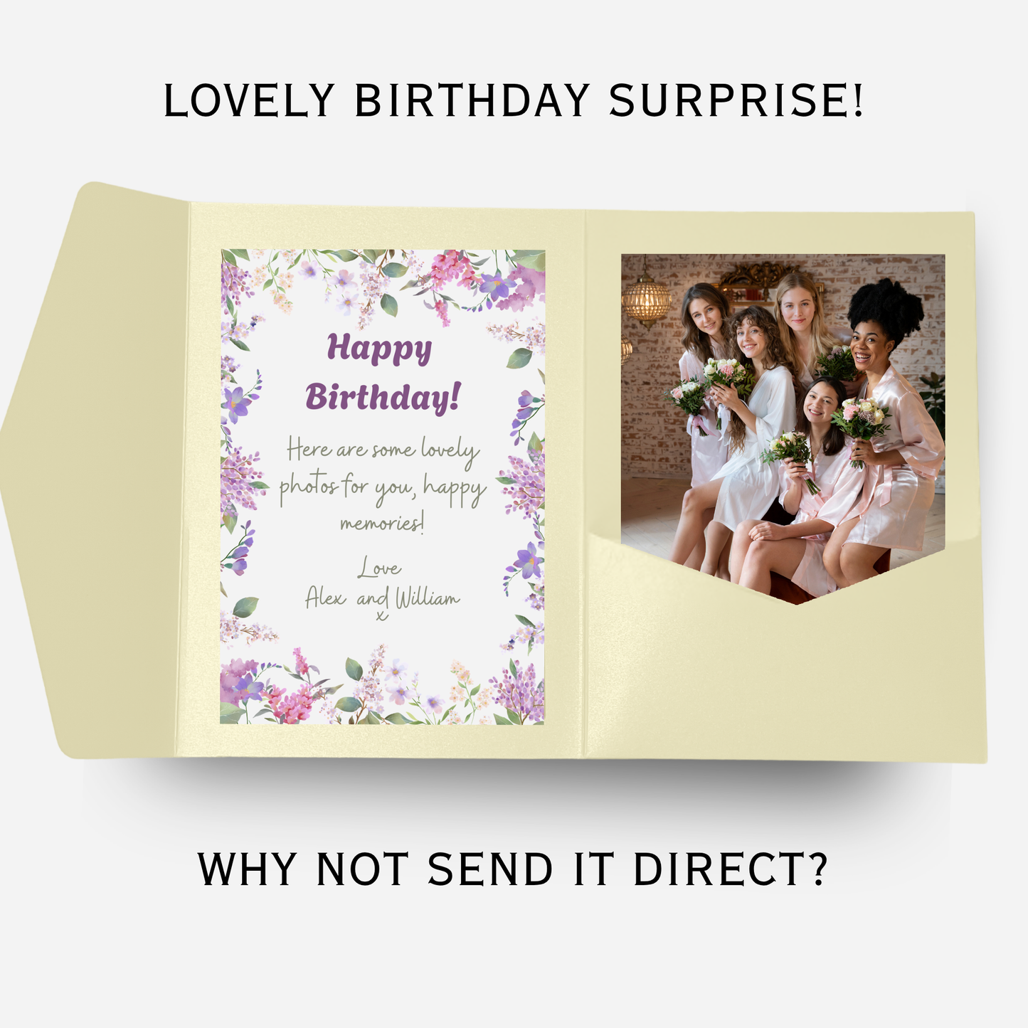 Birthday Card of Memories - Unique Photo Gift - PW5