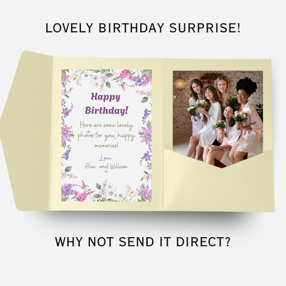Birthday Card of Memories - Unique Photo Gift - PW5