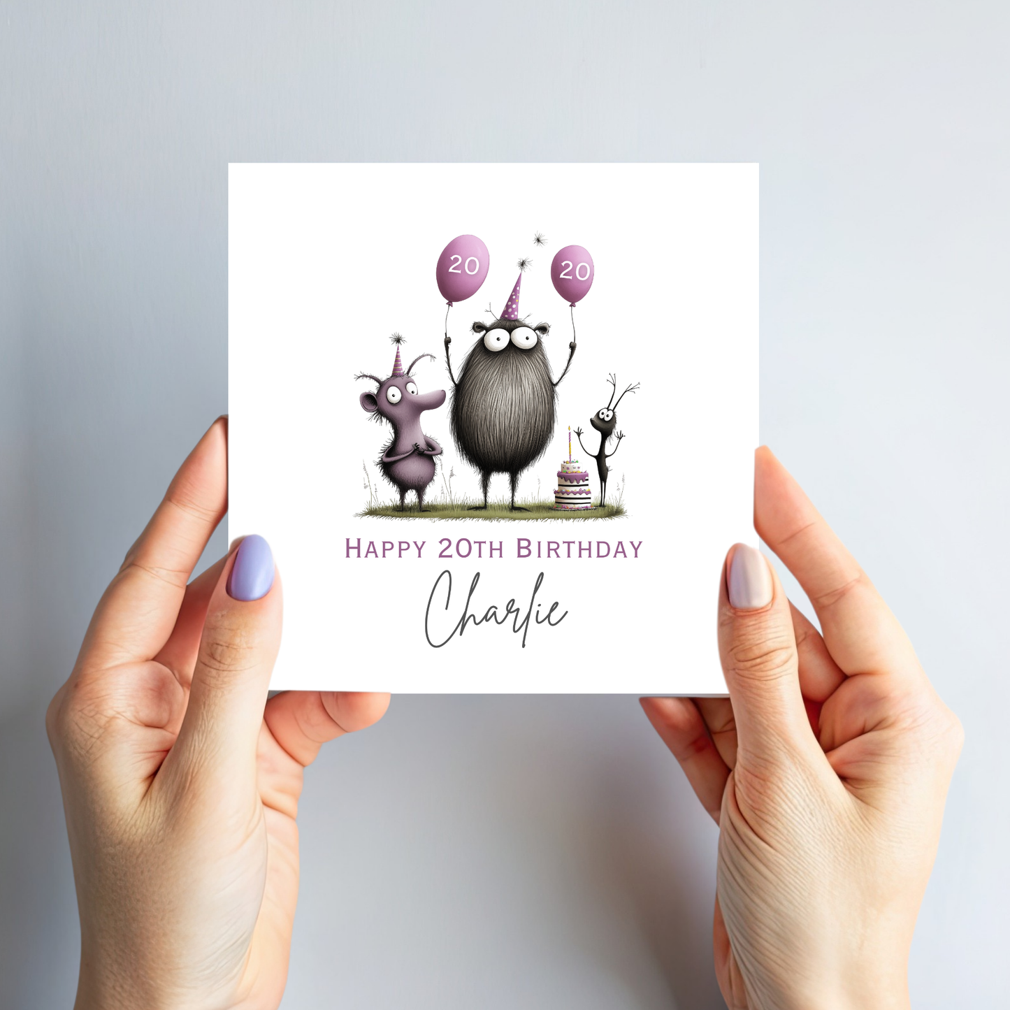 Quirky Animal Birthday Card - C564
