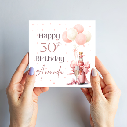 Pink Fizz & Balloons - C518