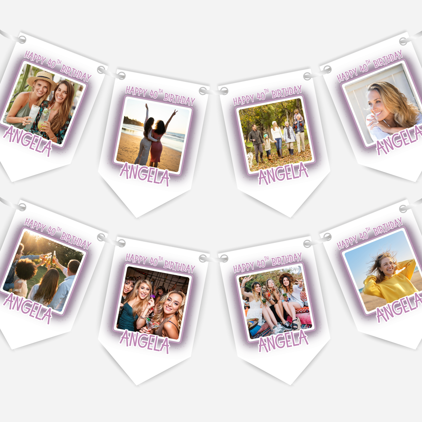 Birthday Party Photo Bunting - B303