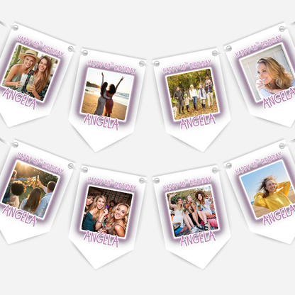 Birthday Party Photo Bunting - B303