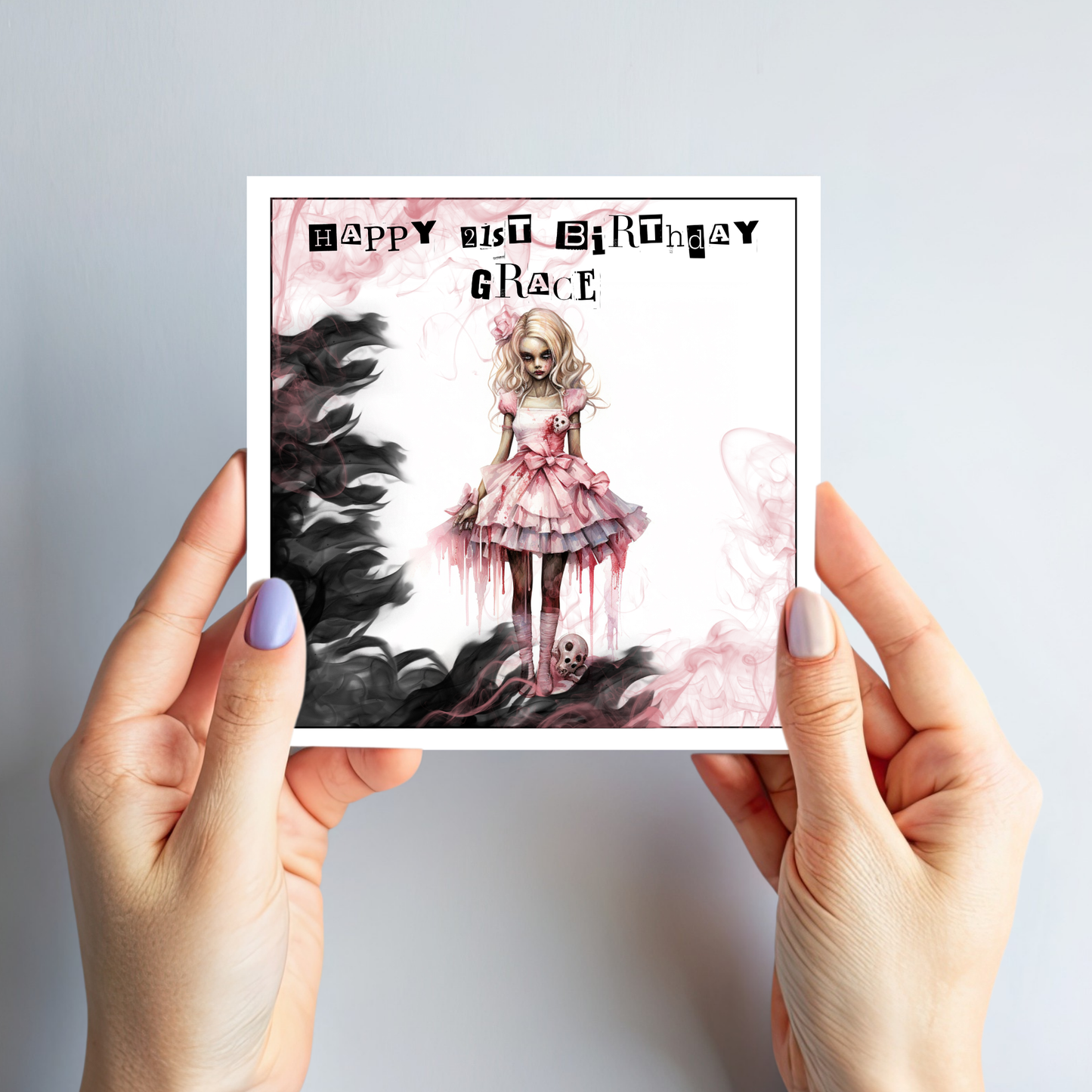 Alternative Gothic Style Birthday Card - C522