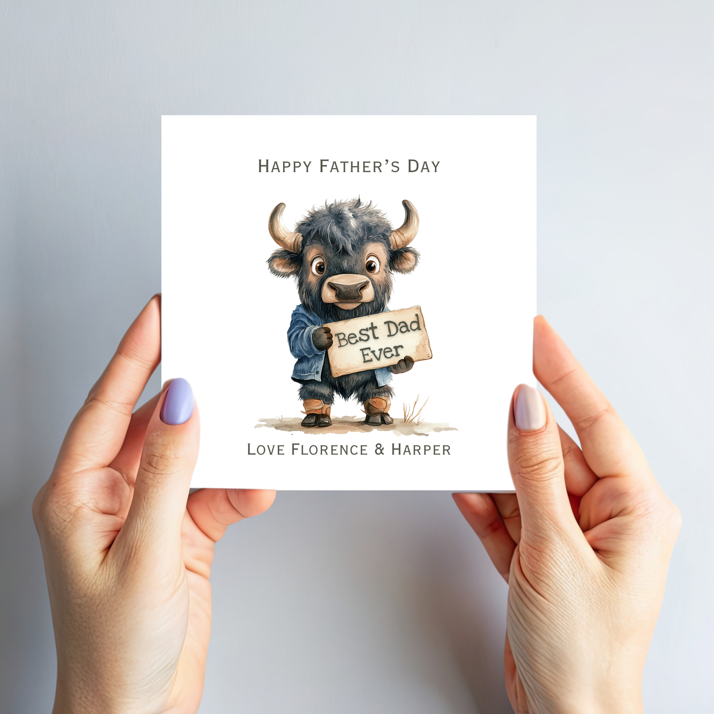 Father's Day Card - Fun & Cute Design - C764