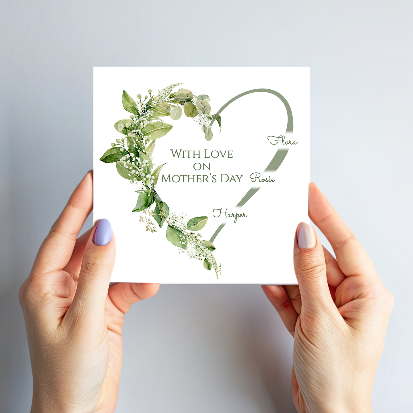 Mother's Day Card - Modern Floral Design - C729