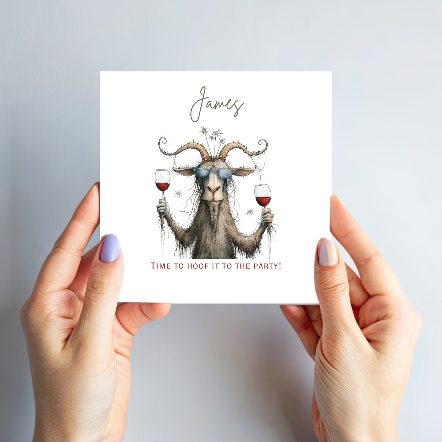 Fun Goat Birthday Card - C571