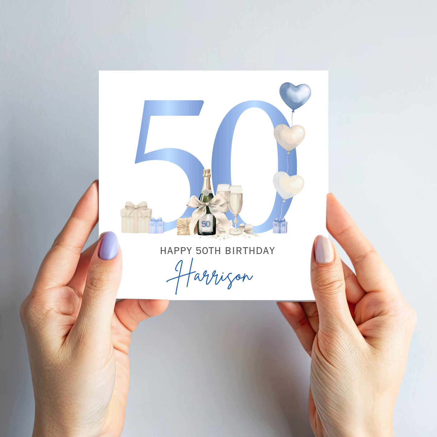 50th Birthday Card - C862