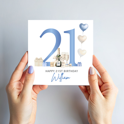 21st Birthday Card - C858