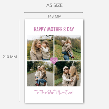 Mother's Day Four Photo Card - PC40