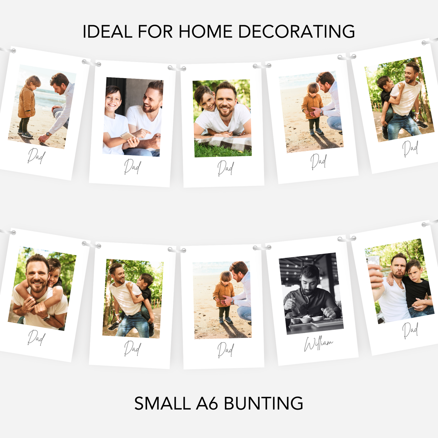 Father's Day Photo Bunting - S198