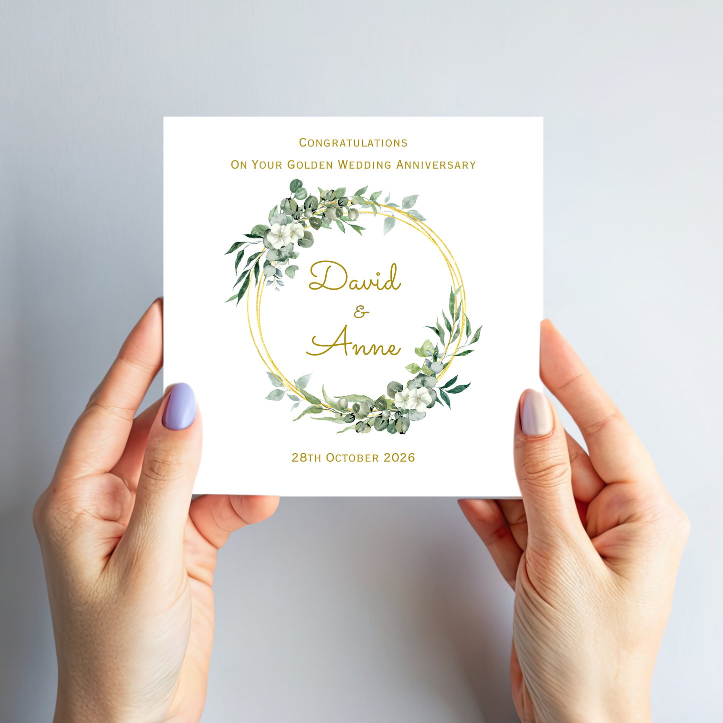 Golden Wedding Anniversary Card - C841