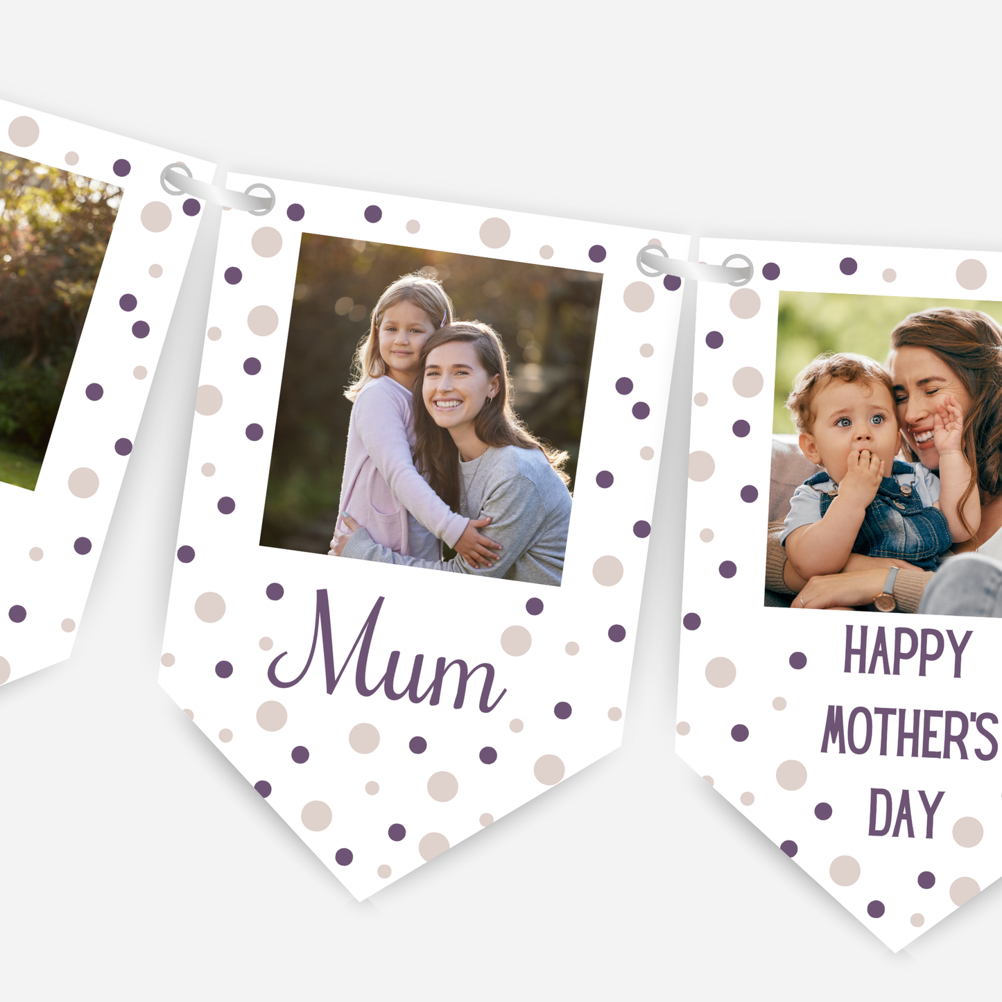 Mother's Day Photo Bunting - B249