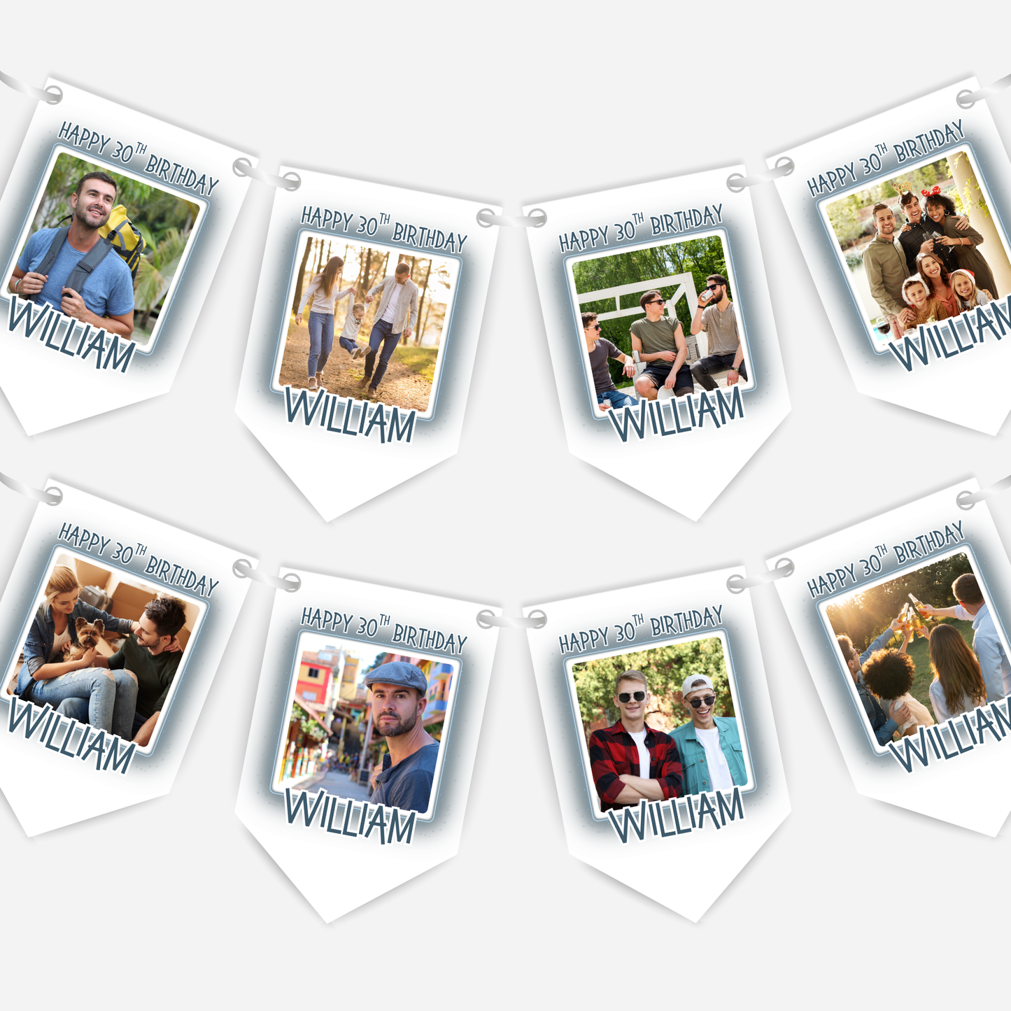 Birthday Party Photo Bunting - B302