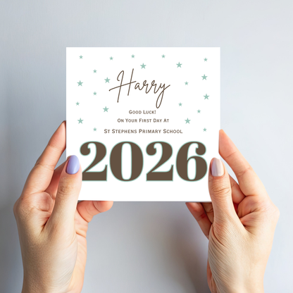 First or Last Day of School Card - C209